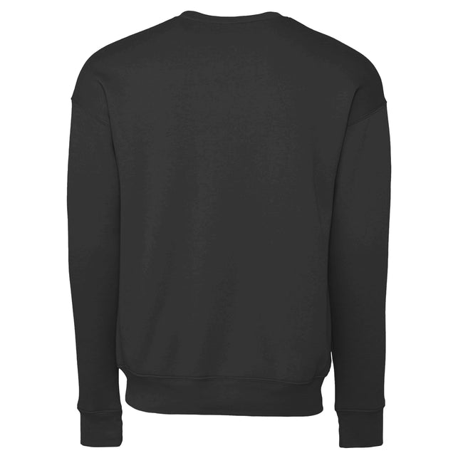 Asphalt - Back - Bella + Canvas Adults Unisex Drop Shoulder Sweatshirt