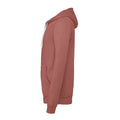 Mauve - Side - Bella + Canvas Adults Unisex Full Zip Hoodie