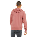 Mauve - Pack Shot - Bella + Canvas Adults Unisex Full Zip Hoodie