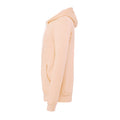 Peach - Side - Bella + Canvas Adults Unisex Full Zip Hoodie