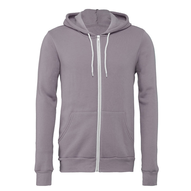 Storm - Front - Bella + Canvas Adults Unisex Full Zip Hoodie