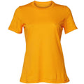 Gold - Front - Bella + Canvas Womens-Ladies Relaxed Jersey T-Shirt