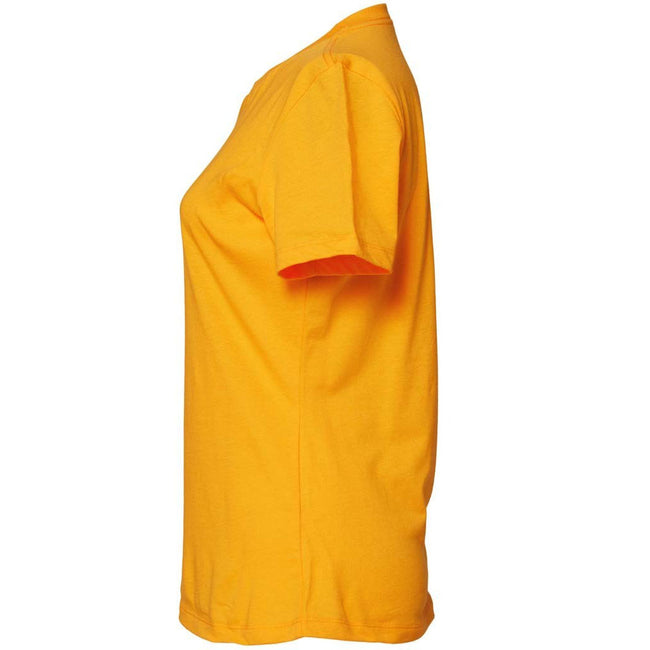 Gold - Side - Bella + Canvas Womens-Ladies Relaxed Jersey T-Shirt