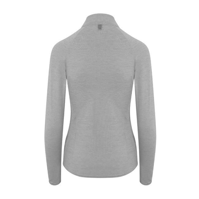 Silver Grey - Back - AWDis Just Cool Womens-Ladies Cool-Flex Half Zip Top