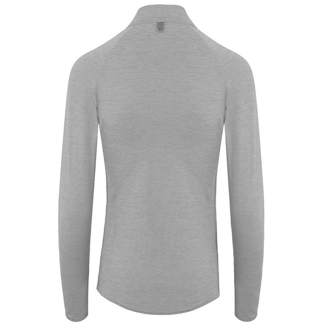 Silver Grey - Back - AWDis Just Cool Mens Cool-Flex Half Zip Top