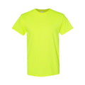 Safety Green - Front - Gildan Mens Heavy Cotton T-Shirt
