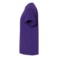 Purple - Side - Gildan Mens Heavy Cotton T-Shirt