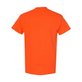 Orange - Back - Gildan Mens Heavy Cotton T-Shirt