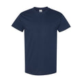 Navy - Front - Gildan Mens Heavy Cotton T-Shirt