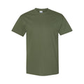Military Green - Front - Gildan Mens Heavy Cotton T-Shirt