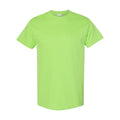 Lime Green - Front - Gildan Mens Heavy Cotton T-Shirt