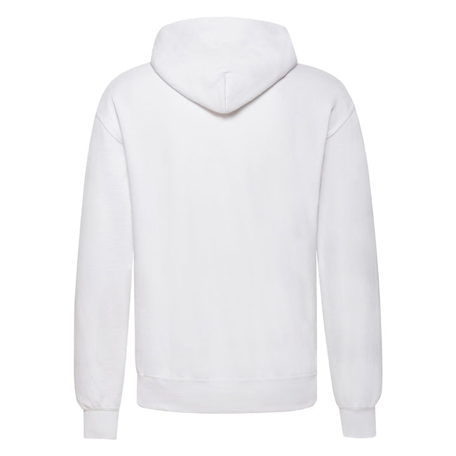 White - Back - Fruit Of The Loom Adults Unisex Classic Hooded Sweatshirt