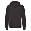Black - Back - Fruit Of The Loom Adults Unisex Classic Hooded Sweatshirt