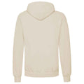Natural - Back - Fruit Of The Loom Adults Unisex Classic Hooded Sweatshirt