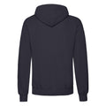 Deep Navy - Back - Fruit Of The Loom Adults Unisex Classic Hooded Sweatshirt