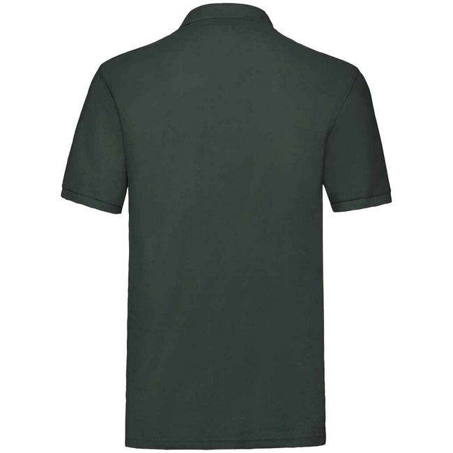 Bottle - Back - Fruit of the Loom Mens Premium Cotton Pique Polo Shirt