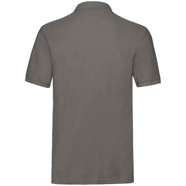 Light Graphite - Back - Fruit of the Loom Mens Premium Cotton Pique Polo Shirt