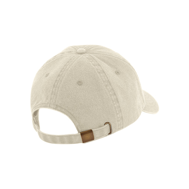 Sand - Back - Beechfield Vintage Low Profile Cap