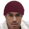 Graphite Grey - Back - Beechfield Engineered Knit Ribbed Beanie