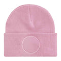 Dusky Pink - Back - Beechfield Circular Patch Beanie