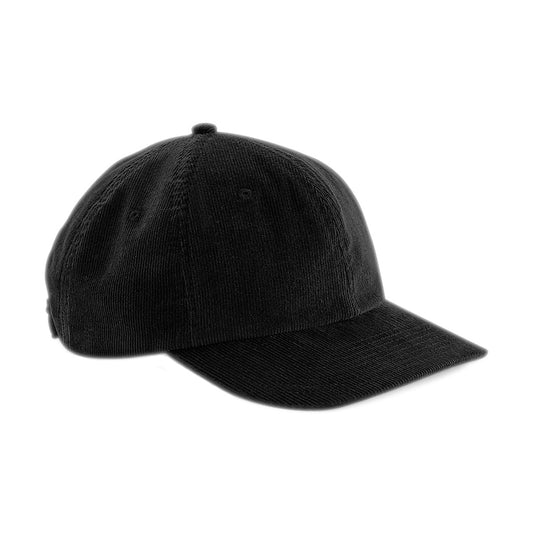 Black - Front - Beechfield Heritage Cord Cap