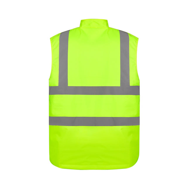 Yellow-Navy - Back - Yoko Adults Unisex Two Tone Bodywarmer
