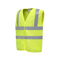 Yellow - Side - Yoko Hi-Vis Anti-Static Flame Retardant Waistcoat