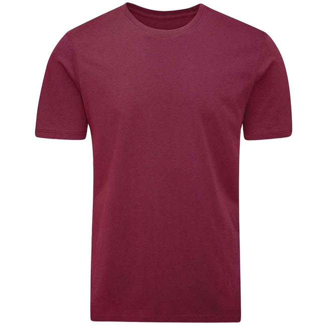 Burgundy - Front - Mantis Mens Organic T-Shirt