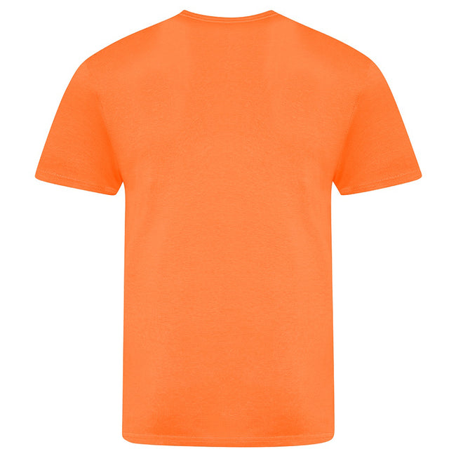 Electric Orange - Back - AWDis Unisex Adults Electric Tri-Blend T-Shirt