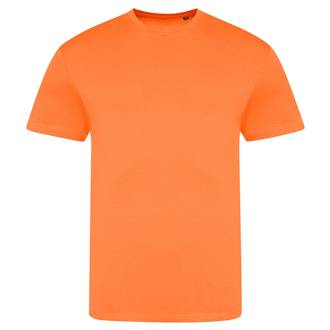 Electric Orange - Front - AWDis Unisex Adults Electric Tri-Blend T-Shirt