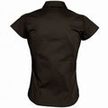 Medium Burgundy - Lifestyle - SOLS Womens-Ladies Excess Short Sleeve Fitted Work Shirt