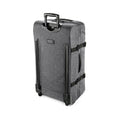 Grey Marl - Back - BagBase Escape Check-In Wheelie Bag