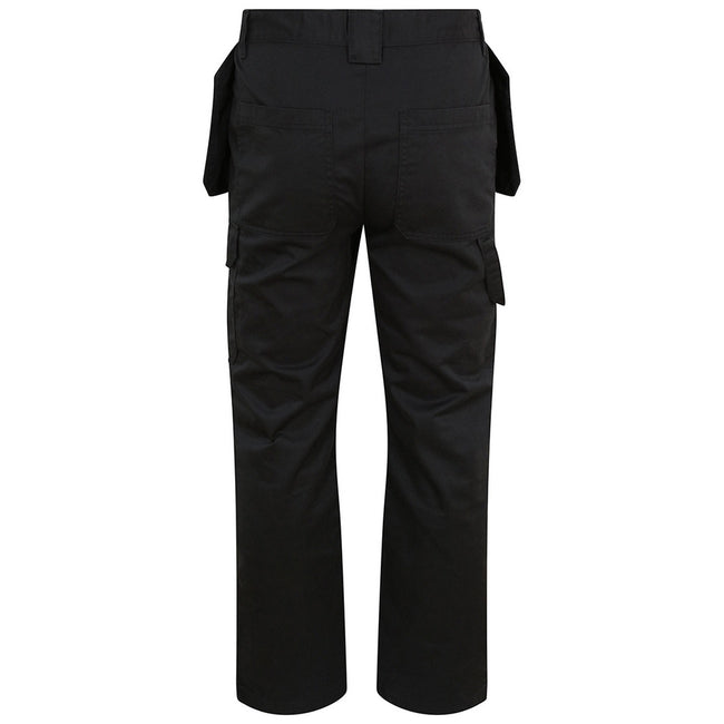 Black - Back - PRO RTX Mens Pro Tradesman Trousers