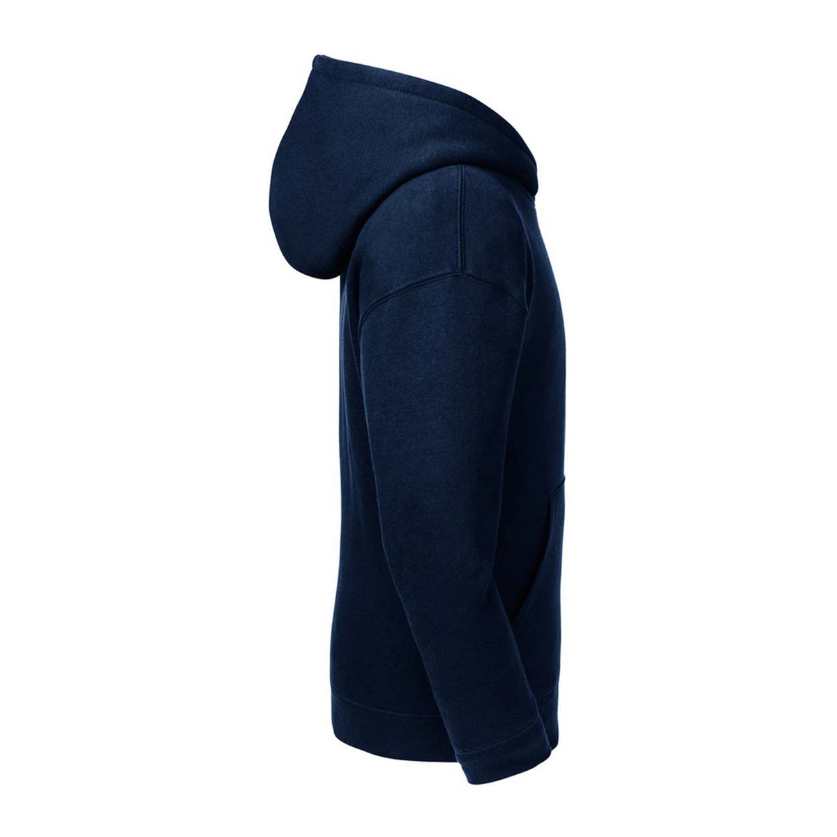 French Navy - Side - Russell Kids-Childrens Authentic Hooded Sweatshirt