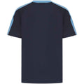 Navy-Sky Blue - Back - Finden and Hales Unisex Team T-Shirt