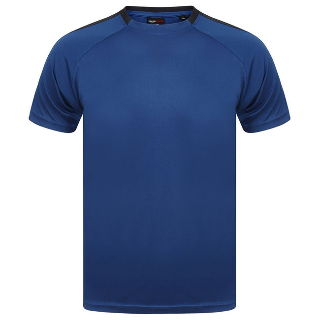 Royal Blue-Navy - Front - Finden and Hales Unisex Team T-Shirt