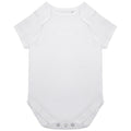 White - Front - Larkwood Babies Organic Bodysuit
