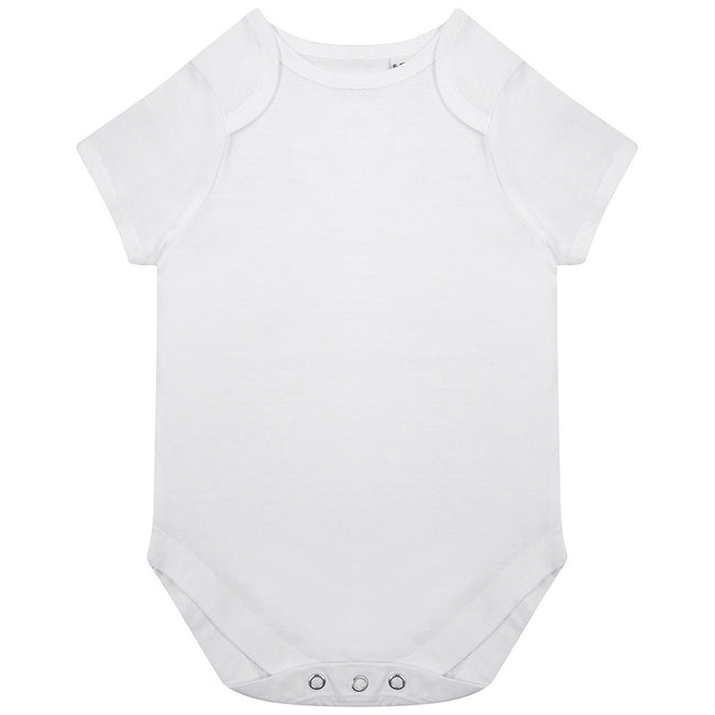 White - Front - Larkwood Babies Organic Bodysuit