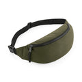 Military Green - Front - BagBase Unisex Recycled Belt Bag