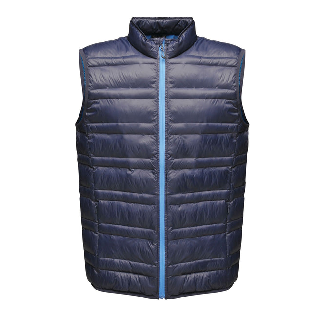 Navy-French Blue - Front - Regatta Professional Mens Firedown Insulated Bodywarmer