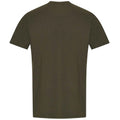 Khaki - Back - PRO RTX Mens Pro T-Shirt