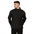 Black-Black - Side - Regatta Professional Mens Ablaze Three Layer Soft Shell Jacket