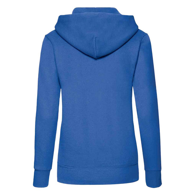 Royal Blue - Back - Fruit of the Loom Classic Lady Fit Hooded Sweatshirt