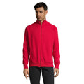 Red - Back - SOLS Mens Sundae Full Zip Sweat Jacket