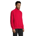 Red - Side - SOLS Mens Sundae Full Zip Sweat Jacket