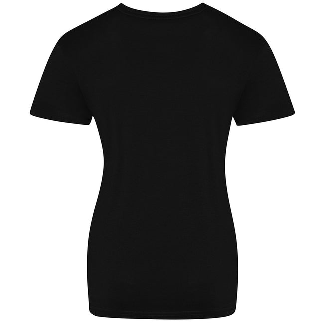 Deep Black - Back - AWDis Just Ts Womens-Ladies The 100 Girlie T-Shirt