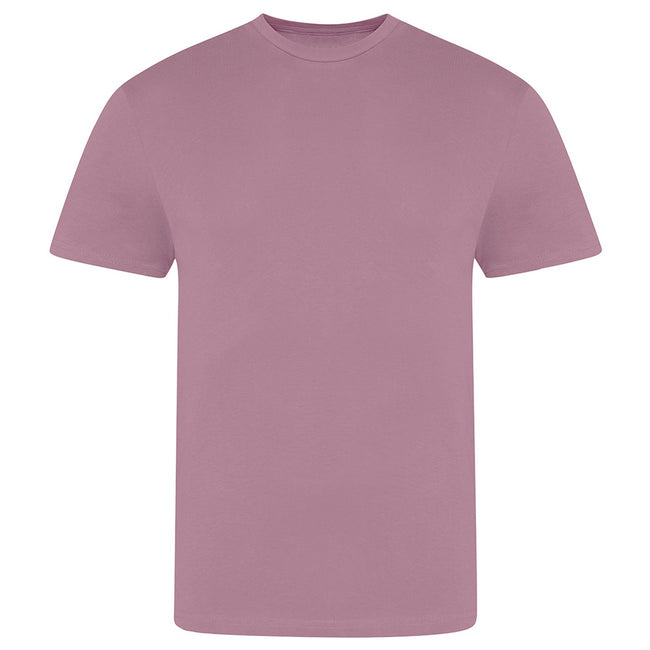 Dusty Purple - Front - AWDis Just Ts Mens The 100 T-Shirt
