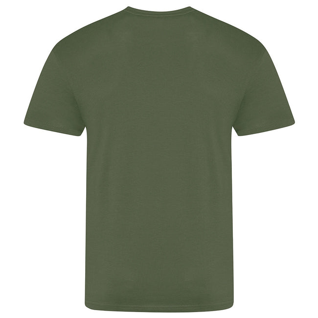 Earthy Green - Back - AWDis Just Ts Mens The 100 T-Shirt