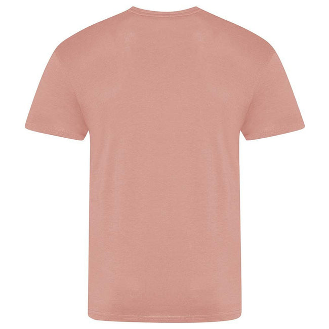 Dusty Pink - Back - AWDis Just Ts Mens The 100 T-Shirt