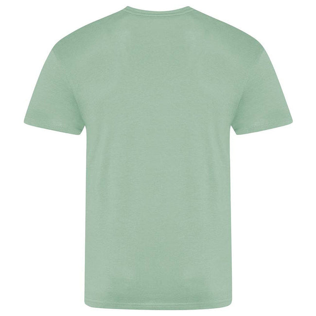 Dusty Green - Back - AWDis Just Ts Mens The 100 T-Shirt
